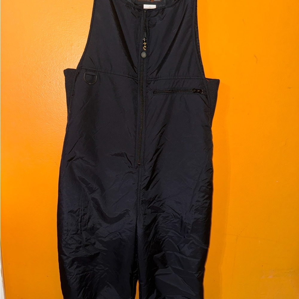 Black Sleeveless Jumpsuit with Zipper